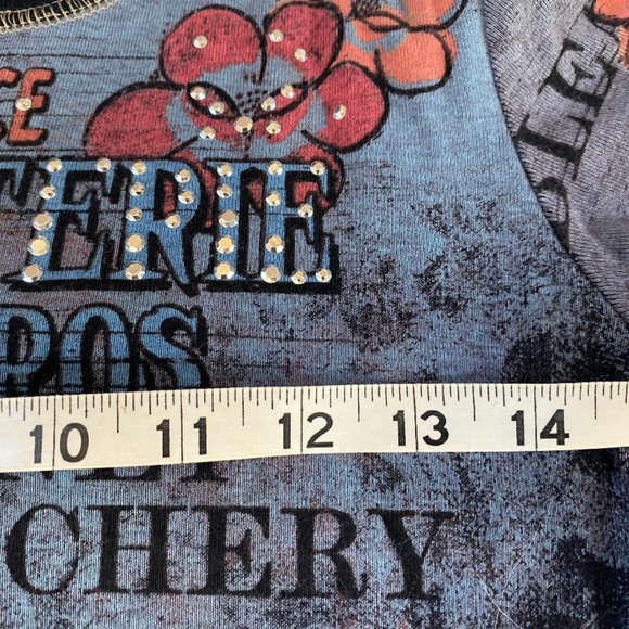 Skinny Minnie "Bonneterie" T-shirt, size medium - Picture 3 of 5